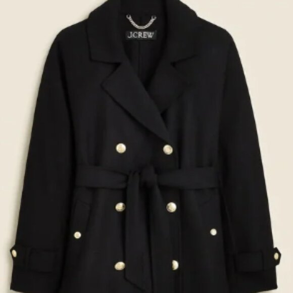 J.Crew Trench coat in double-faced wool CD100 - Picture 1 of 6